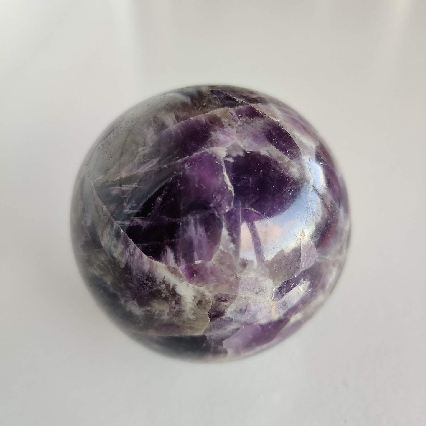 Polished Amethyst Crystal Sphere - Rivendell Shop