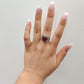 Carnelian Round Signet 925 Sterling Silver Ring - Rivendell Shop