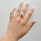 Smoky Quartz Emerald-Cut 925 Sterling Silver Ring - Rivendell Shop