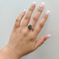 Labradorite Oval 925 Sterling Silver Ring - Rivendell Shop