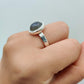 Labradorite Oval 925 Sterling Silver Ring - Rivendell Shop