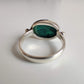 Malachite Oval 925 Sterling Silver Ring - Rivendell Shop