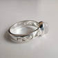 Moonstone Oval 925 Sterling Silver Ring with Koru Design - Rivendell Shop