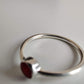 Ruby Delicate 925 Sterling Silver Ring - Rivendell Shop