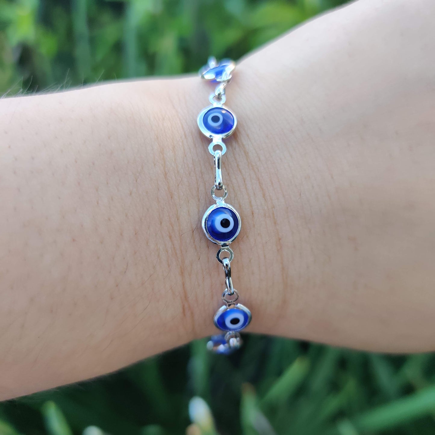 Evil Eye Delicate Chain Bracelet - Rivendell Shop