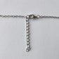 Rose Quartz Moon Pendant with Silver Chain - Rivendell Shop