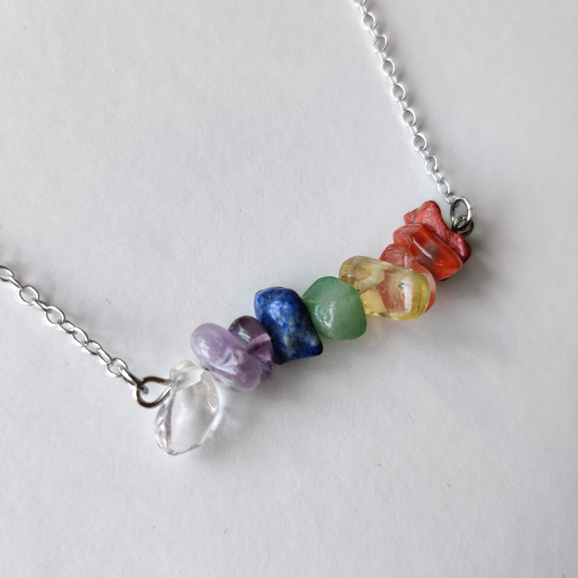 Chakra Precious Crystal Necklace - Rivendell Shop