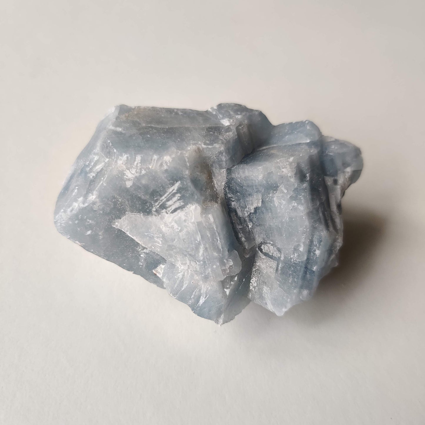 Blue Calcite Crystal Piece (6-9cm range) - Rivendell Shop