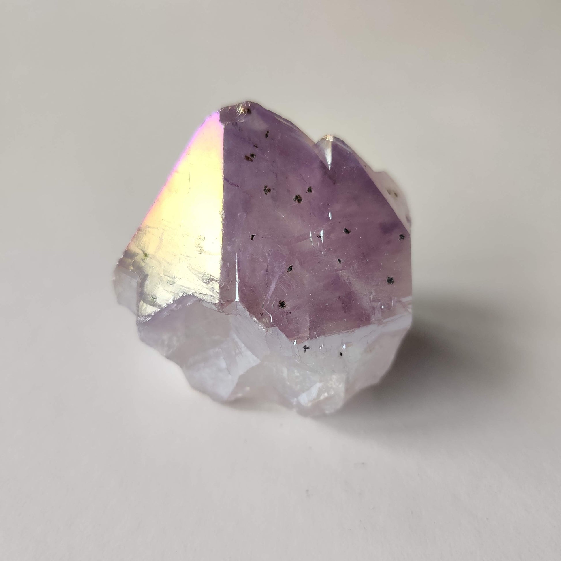 Amethyst Aura Standing Crystal Point - Small - Rivendell Shop