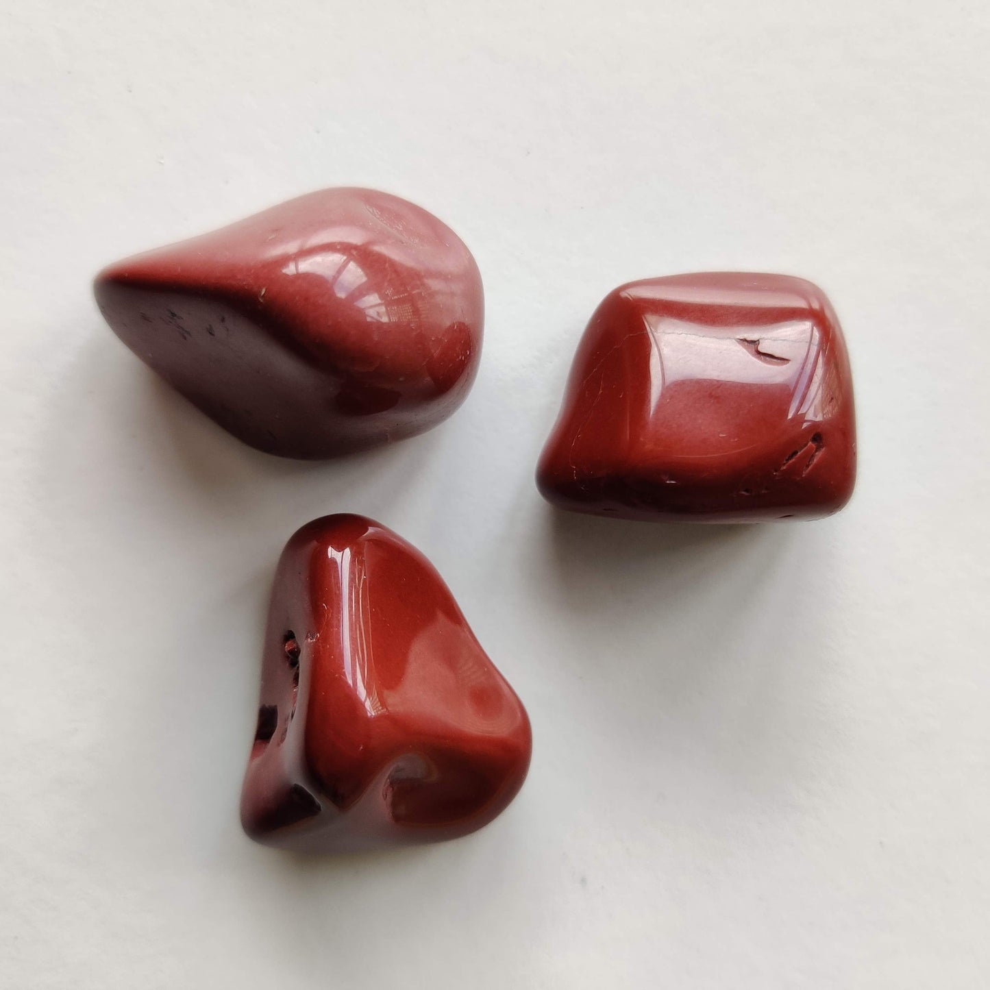 Dark Red Jasper Tumbled Crystal - Rivendell Shop