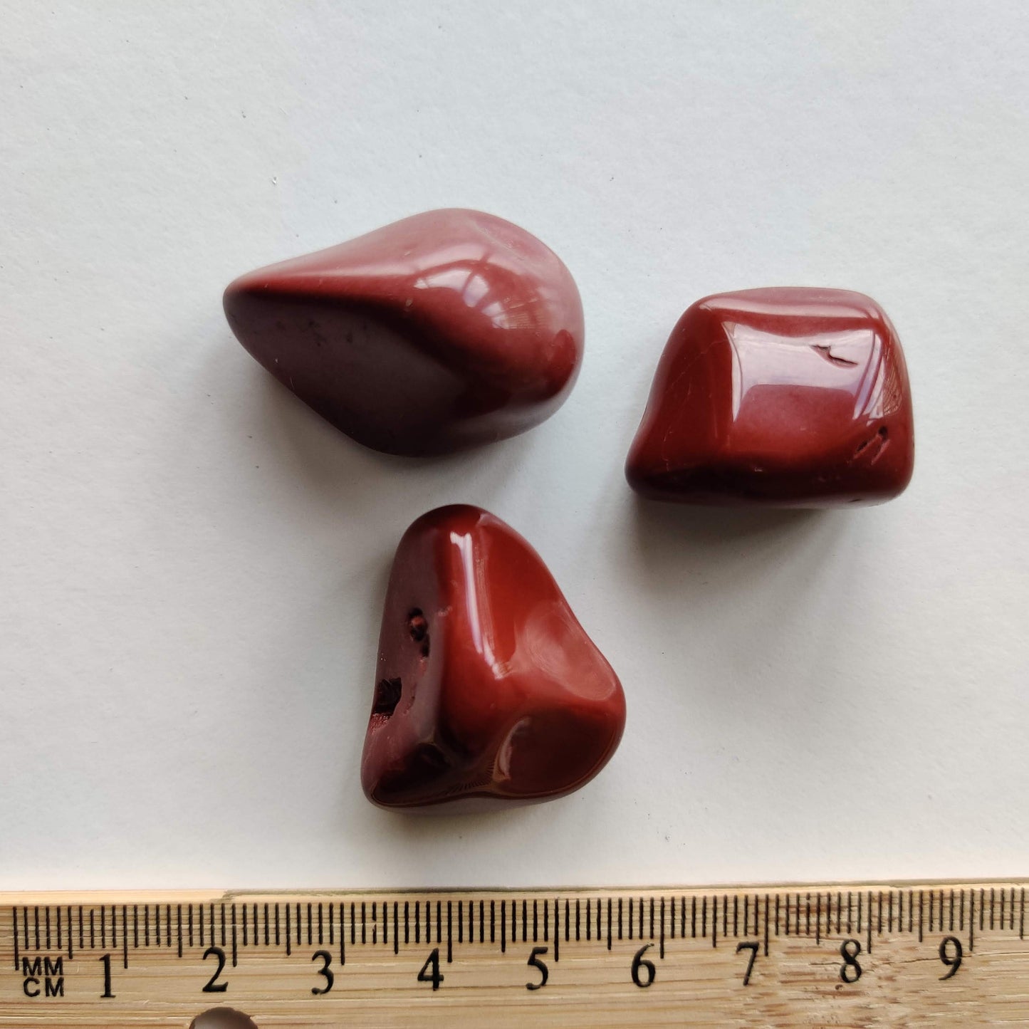 Dark Red Jasper Tumbled Crystal - Rivendell Shop