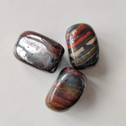 Red Tiger's Eye Tumbled Crystal - Rivendell Shop