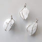 Clear Quartz Rough Wire-Wrapped Pendant - Rivendell Shop