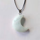 Amazonite Moon Pendant - Rivendell Shop
