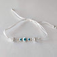 Evil Eye Protection Bracelet - White - Rivendell Shop
