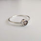 Smoky Quartz Delicate 925 Sterling Silver Ring - Rivendell Shop