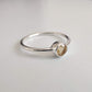 Citrine Delicate 925 Sterling Silver Ring - Rivendell Shop