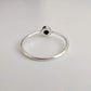 Black Onyx Delicate 925 Sterling Silver Ring - Rivendell Shop