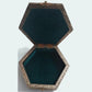 Flower Hexagonal Jewellery Box K3121A - Rivendell Shop