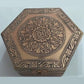 Flower Hexagonal Jewellery Box K3121A - Rivendell Shop
