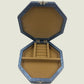 Blue Tree of Life Hexagonal Jewellery Box KR1 - Rivendell Shop