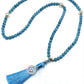 Aquamarine mala beads - Rivendell Shop