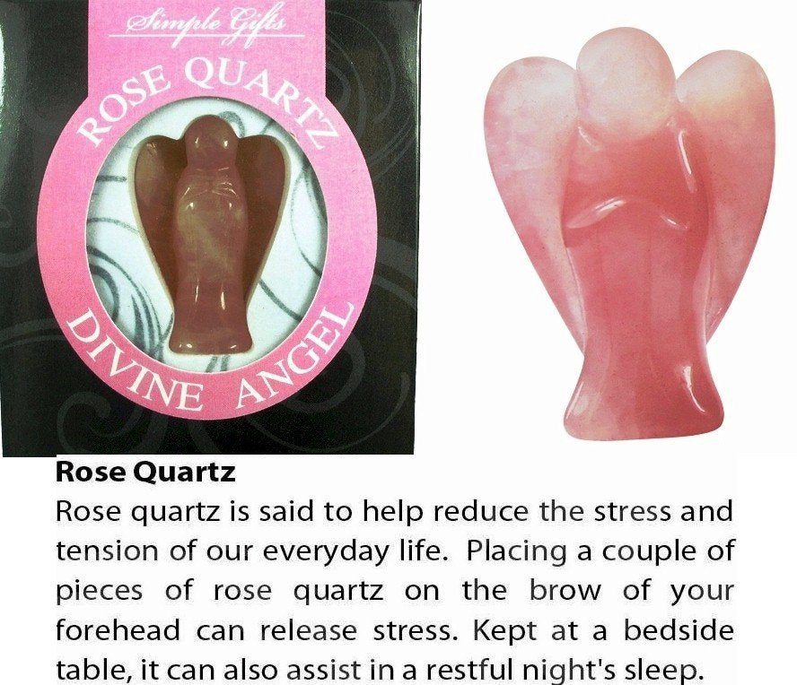 Rose Quartz Divine Angel - Rivendell Shop