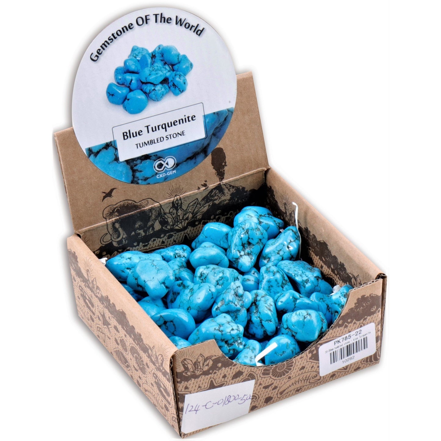 Blue Turquoise Tumbled Crystal - Rivendell Shop