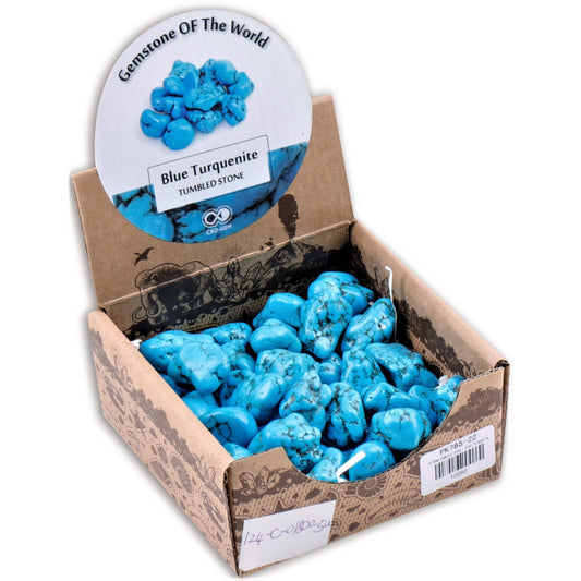 Blue Turquoise Tumbled Crystal - Rivendell Shop