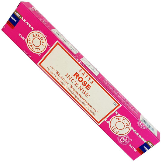 Satya Rose Incense 15gm - Rivendell Shop