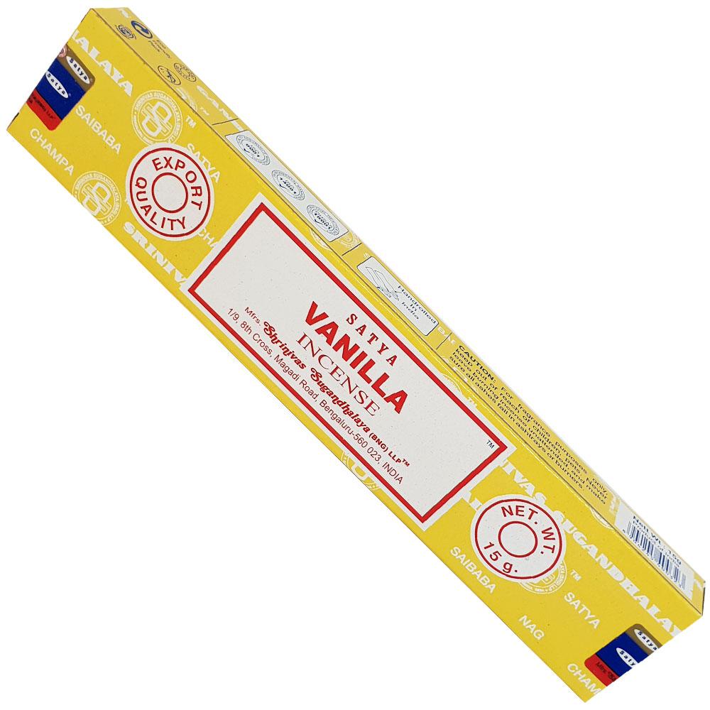 Satya Vanilla Incense 15gm - Rivendell Shop