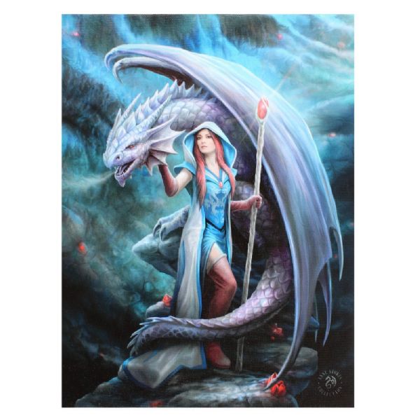 Anne Stokes Dragon Mage Canvas - Rivendell Shop