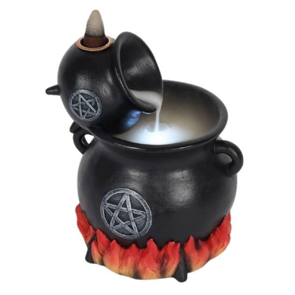Pouring Cauldron Backflow Incense Cone Burner - Rivendell Shop
