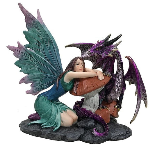 Fairy with Purple Dragon - Rivendell Shop