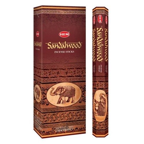 HEM Hexagon Sandalwood Incense 6 Pack - Rivendell Shop