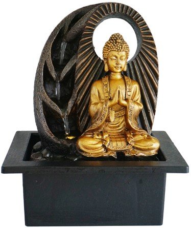 Golden Buddha Water Feature - Rivendell Shop