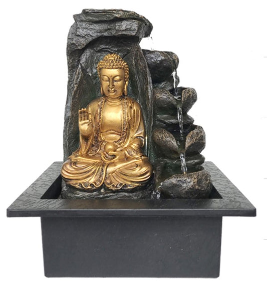 Water Feature Buddha Gold - Rivendell Shop