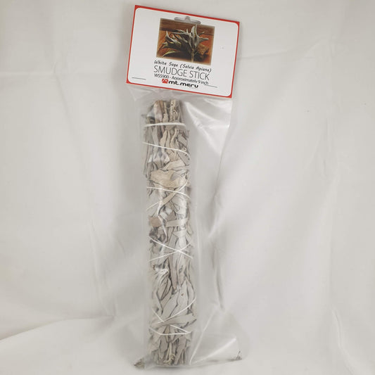 White Sage Smudge Stick 9 Inch - Rivendell Shop