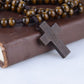 Classic Wooden Rosary with Cross - Rivendell Shop