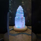 Extra Large 35cm Selenite LED Lamp with Mood Change Lighting