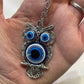 Owl Evil Eye Keychain - Rivendell Shop