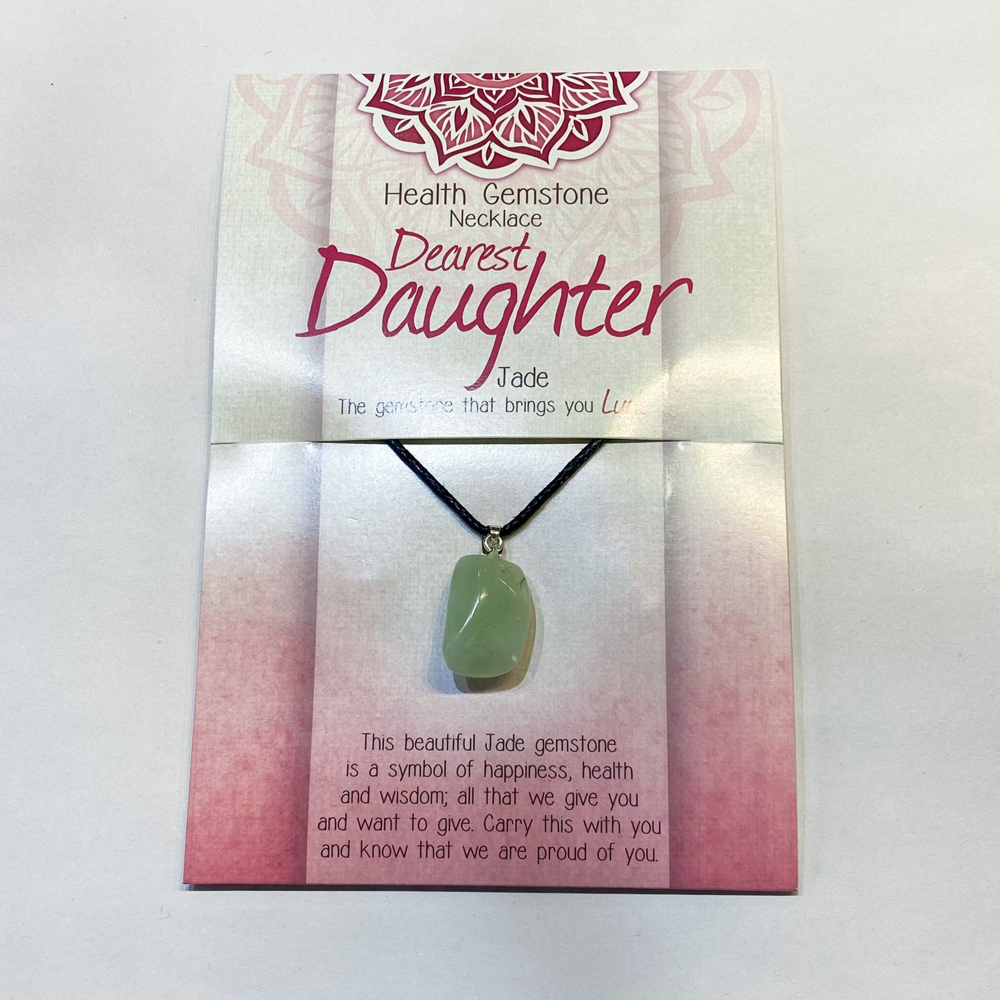 "Dearest Daughter" Health Gemstone Necklace - Rivendell Shop