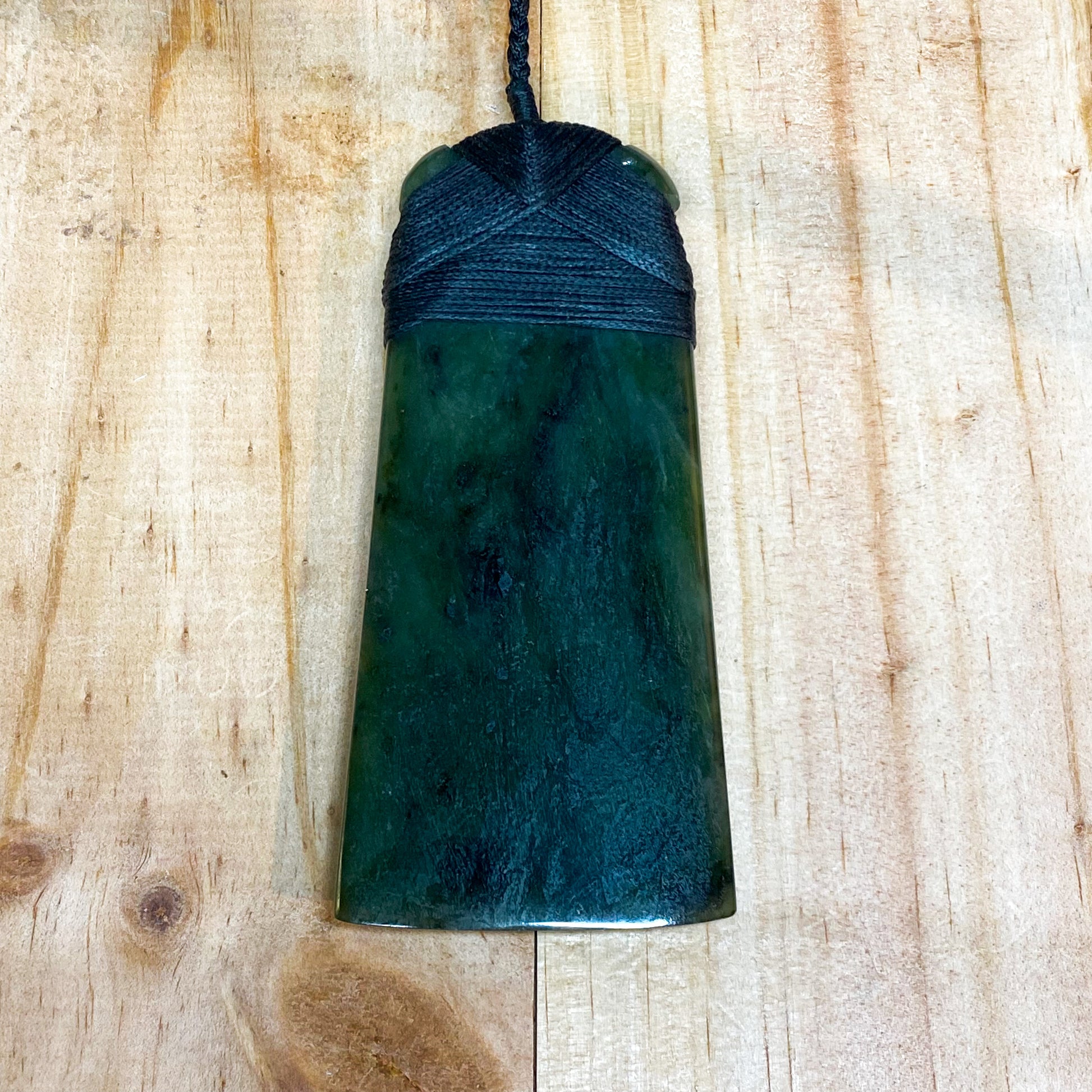 Greenstone Toki Pendant 100x40mm - Rivendell Shop