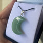 Green Aventurine Moon Pendant - Rivendell Shop