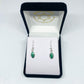 Malachite Drop Earrings - Rivendell Shop