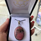 Rhodonite silver pendant - Rivendell Shop