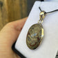 Rhyolite sterling silver pendant - Rivendell Shop