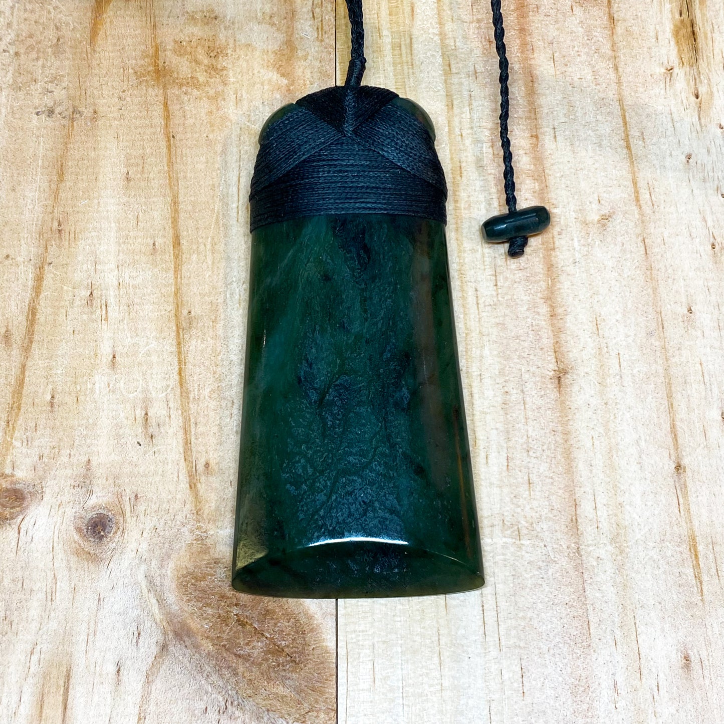 Greenstone Toki Pendant 100x40mm - Rivendell Shop