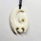 Handcarved Bone Enclosed Koru Pendant - Rivendell Shop