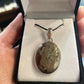Rhyolite sterling silver pendant - Rivendell Shop